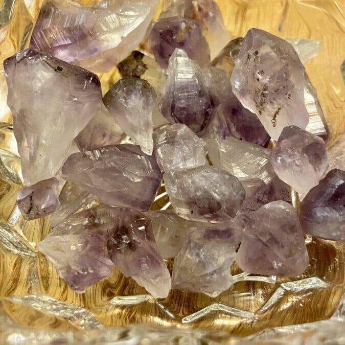 Amethyst and Plants