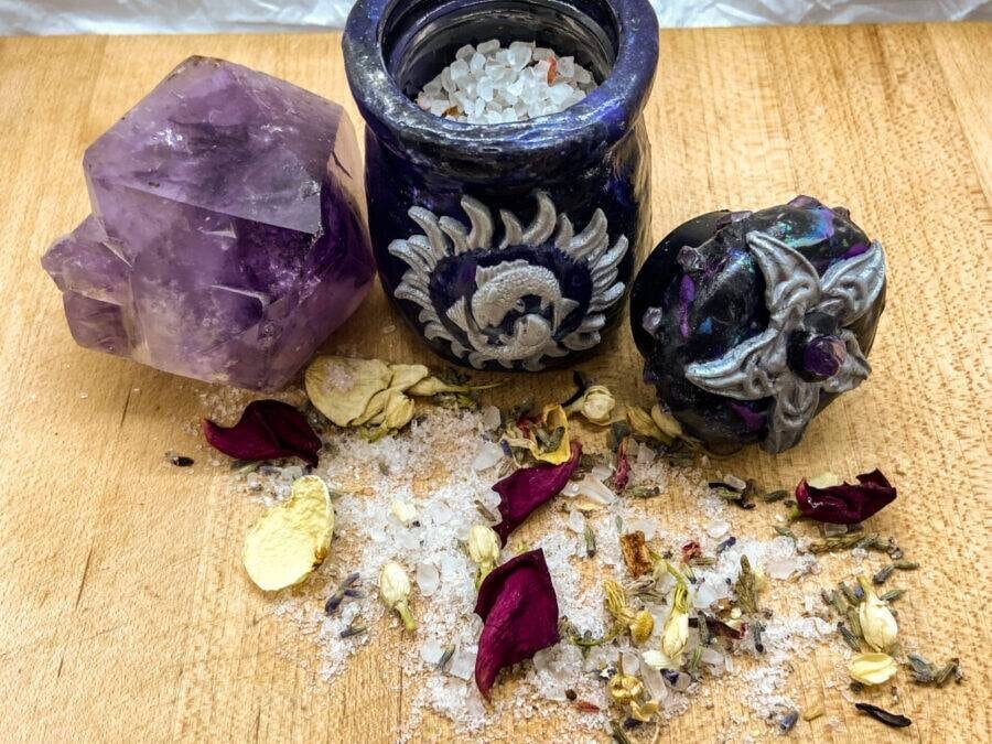 Pisces Apothecary Jar & Bath Recipe