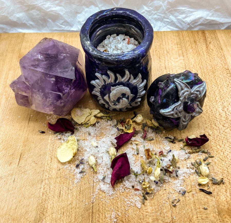 Pisces Apothecary Jar & Bath Recipe