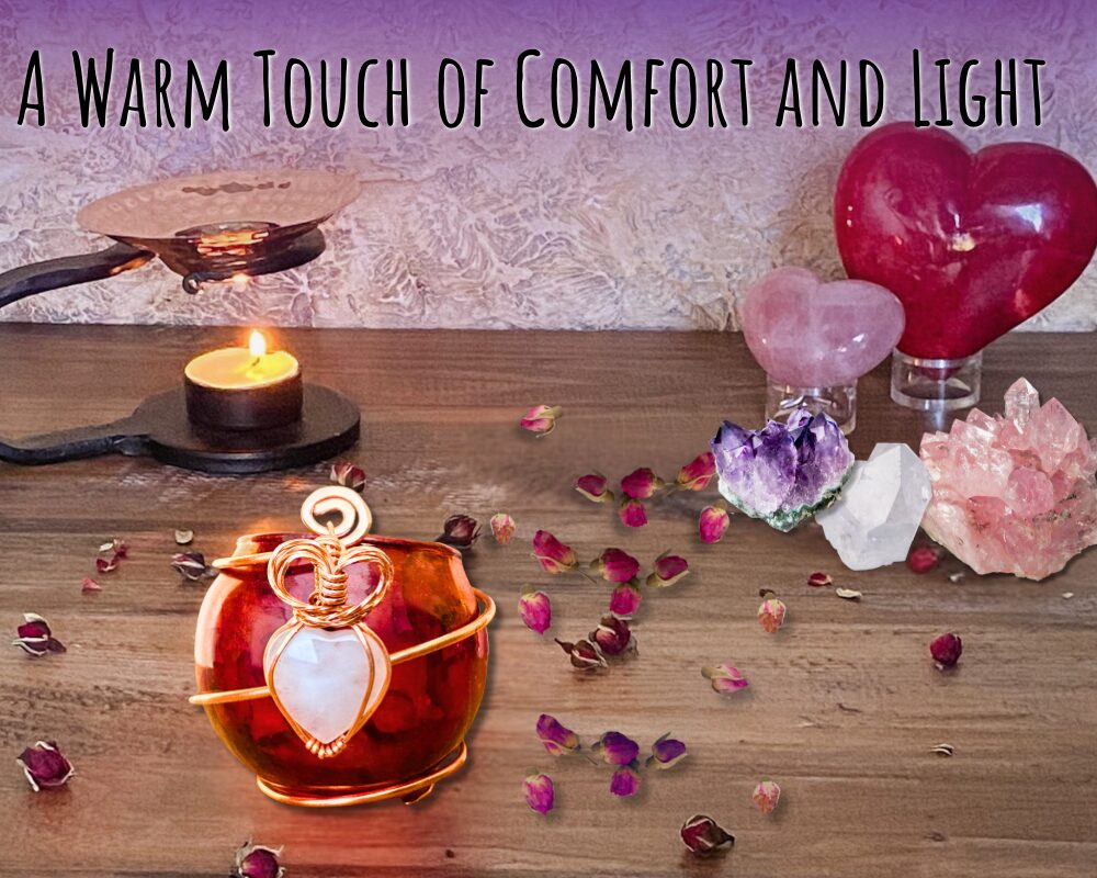 Tealight candle used for soft home energy clearing ritual