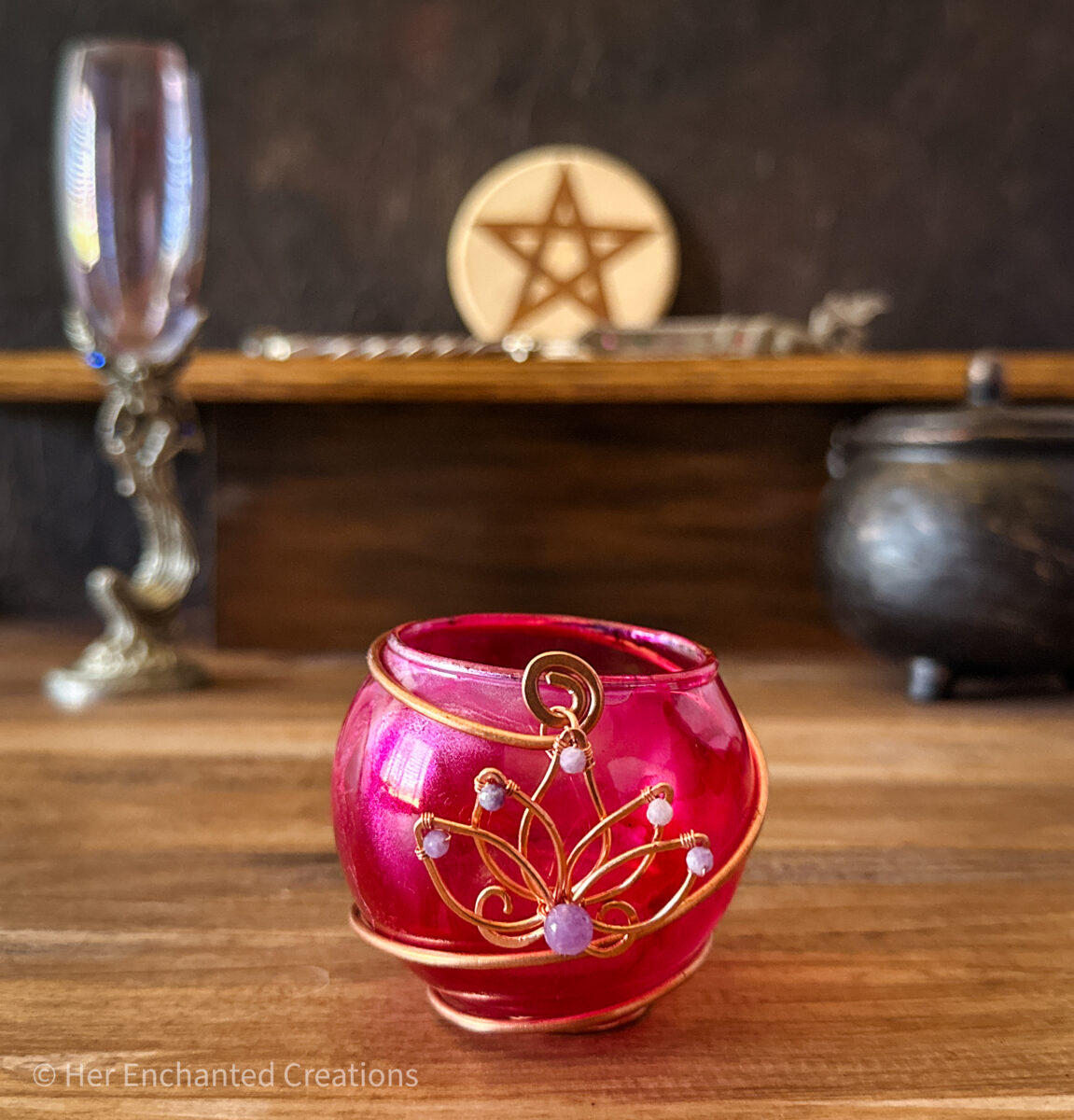 Peace and Harmony Spell Candleholder