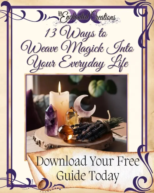 Ready to weave more magick into your everyday life? I've created a beautiful (and free!) guide, 13 Ways to Weave Magick Into Your Everyday Life, to inspire you with practical, empowering ideas for infusing daily life with intention, beauty, and spiritual connection. It’s the perfect way to begin—or deepen—your magickal journey.

Tap the link in my bio to download your free guide and start creating magickal moments every day

#makingmagic #everydaywitchcraft #witchylife #magicalcreations #makeeverydaymagic