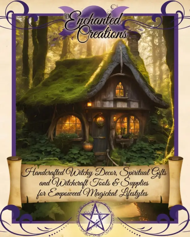Everything I create is handcrafted with intention, ritual, and deep care, to enrich your spiritual practice and elevate your sacred spaces. Explore my offerings—ritually blended herbal incense, copper and crystal pendulums, and artisan-crafted magickal decor—each piece thoughtfully designed to infuse beauty and everyday magick into your life.

Explore the full collection—tap the link in my bio to shop intentionally crafted magick.

#everydaywitchcraft #magicalcreations #makingmagic #witchylife #makeeverydaymagic #herbalblend #divinationtools #magicaltools